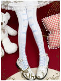 Yidhra Bowknot and Ribbon Christmas Lolita Tights
