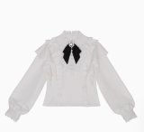 Night Visit to the Castle Winter Lolita Skirt and Blouse