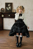 Night Visit to the Castle Winter Lolita Skirt and Blouse