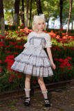 Infanta Sweet Kitten Tiered Lolita Dress and Tail