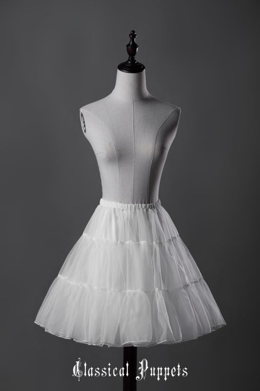 46cm Classical Puppets Lolita Petticoat 46cm White In Stock