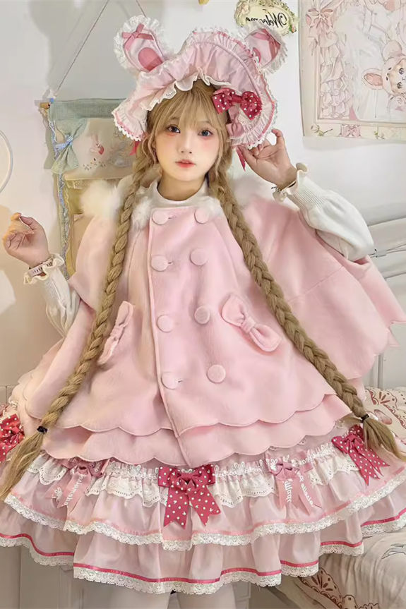 Bat Sleeves Sweet Princess Lolita Cape