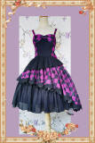 Infanta Irregular Plaid Lolita Dress