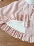 Sweet Bunny Ears Thick Lolita Cape