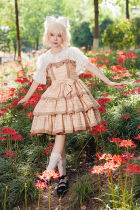 Infanta Sweet Kitten Tiered Lolita Dress and Tail