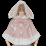 Sweet Cat Ears Thick Lolita Cape