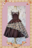 Infanta Irregular Plaid Lolita Dress