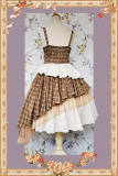 Infanta Irregular Plaid Lolita Dress