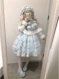 Sweet Cat Ears Thick Lolita Cape