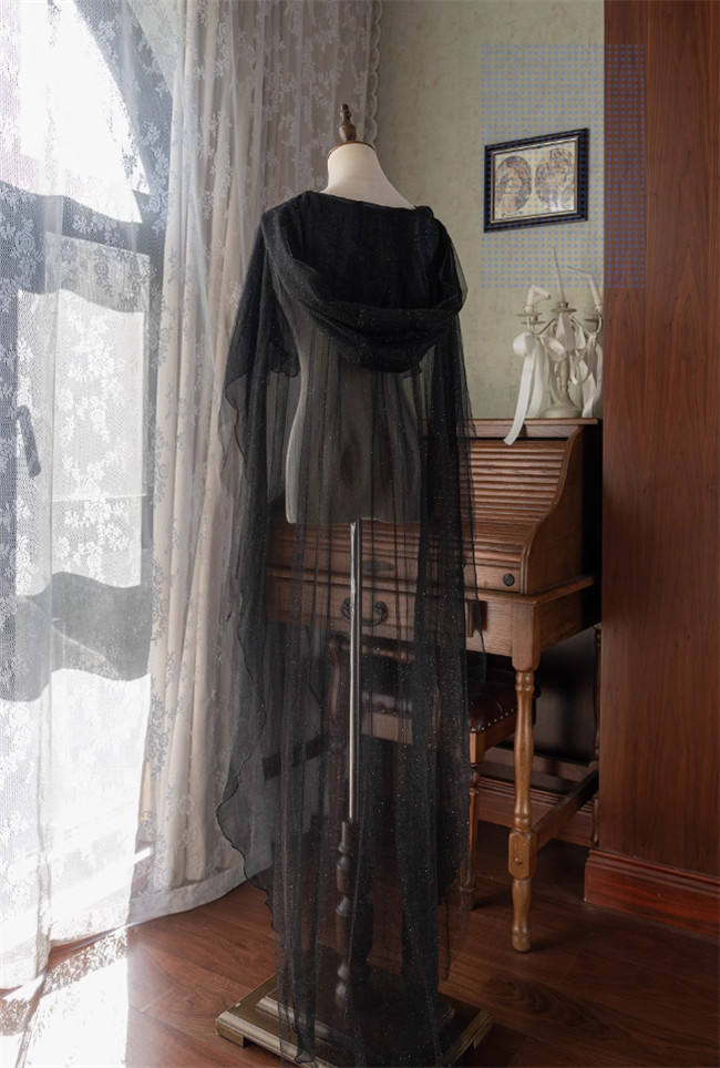 Ying Luo Fu Astrologer Cat Classic Lolita Dress and Cape