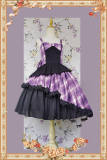 Infanta Irregular Plaid Lolita Dress
