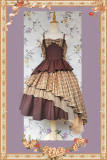 Infanta Irregular Plaid Lolita Dress