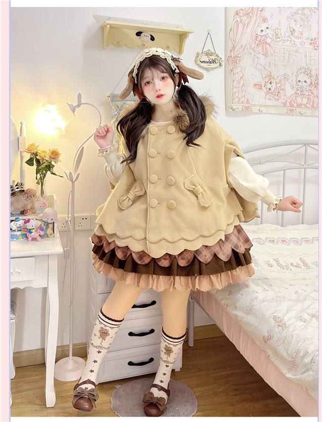 Bat Sleeves Sweet Princess Lolita Cape