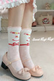 Roji Double Layer Cake Cotton Lolita Socks