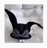 Duke of the Trap Rabbit Fake Two-pieces Gothic Lolita Dress and Hat