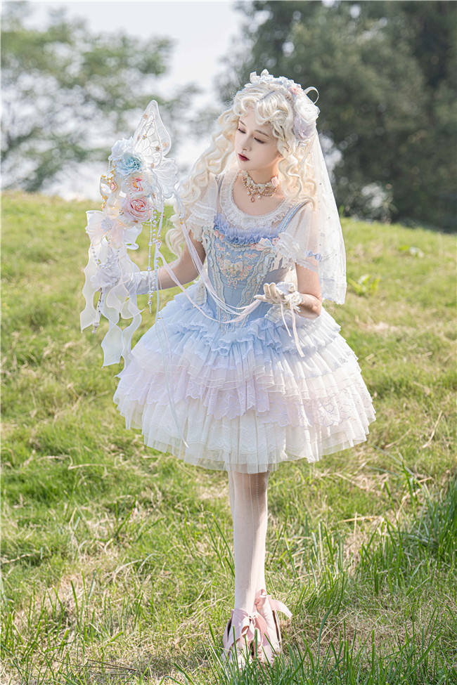 Dots Yarn Inner Wear Lace Lolita Blouse