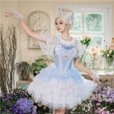 Dots Yarn Inner Wear Lace Lolita Blouse