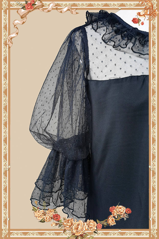 Infanta Deep Sea Pearl Puffy Sleeve Doll Shirt