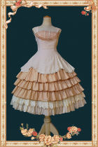 Infanta Waltz Slim Fitting Lolita Dress and Headbow