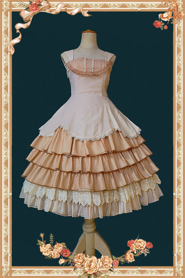 Infanta Waltz Slim Fitting Lolita Dress and Headbow