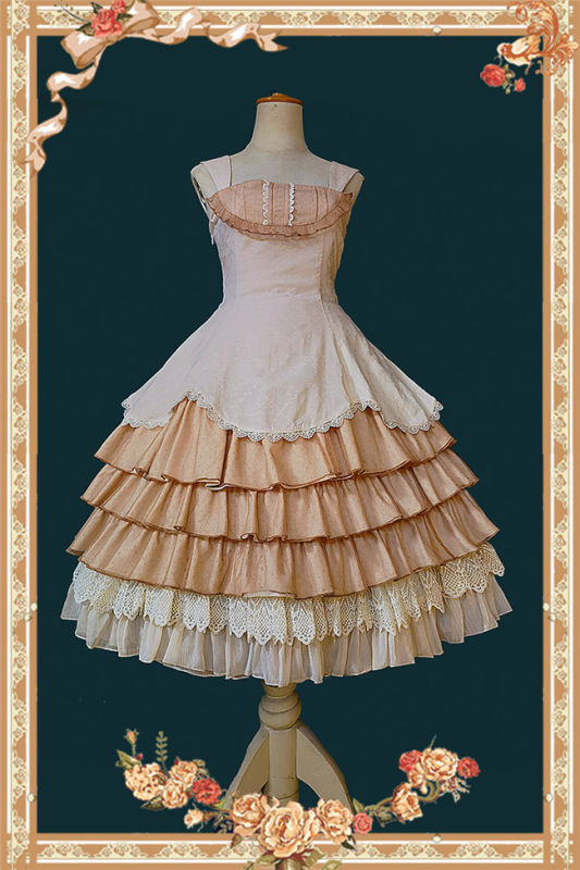 Infanta Waltz Slim Fitting Lolita Dress and Headbow