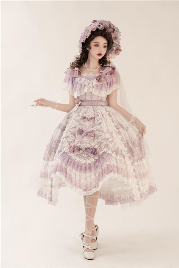 The Key to the Mysterious Realm Hime Lolita Dress Full Set