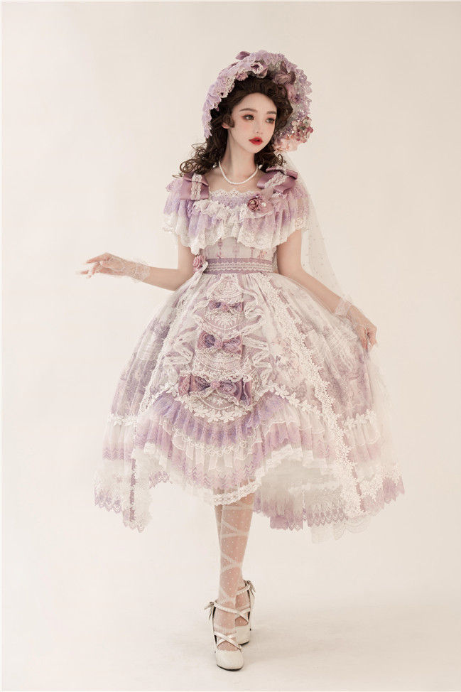 The Key to the Mysterious Realm Hime Lolita Dress Full Set