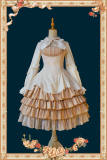 Infanta Waltz Slim Fitting Lolita Dress and Headbow