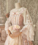 White Chiffon Hime Sleeves Lolita Blouse