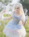 Dots Yarn Inner Wear Lace Lolita Blouse