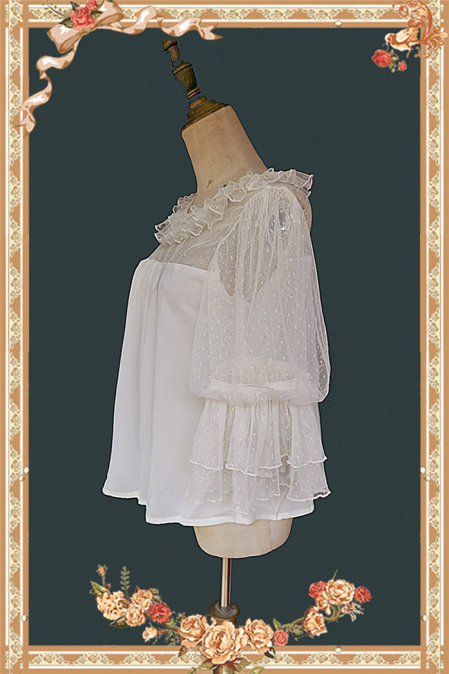 Infanta Deep Sea Pearl Puffy Sleeve Doll Shirt
