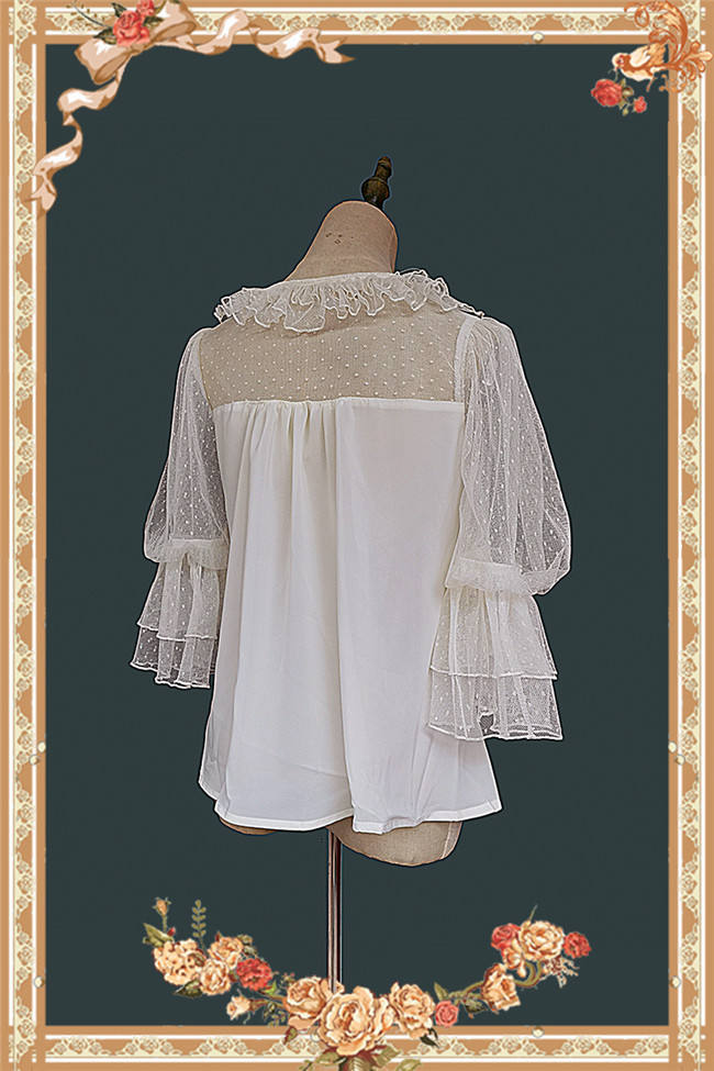 Infanta Deep Sea Pearl Puffy Sleeve Doll Shirt