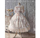 Sunset Fairyland Hime Lolita Dress Full Set