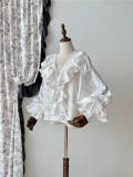 The Muppet Oracle Vintage Bat Sleeves Lolita Blouse
