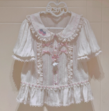 Sweet Strawberry Print Lolita Dress, Blouse and Accessories
