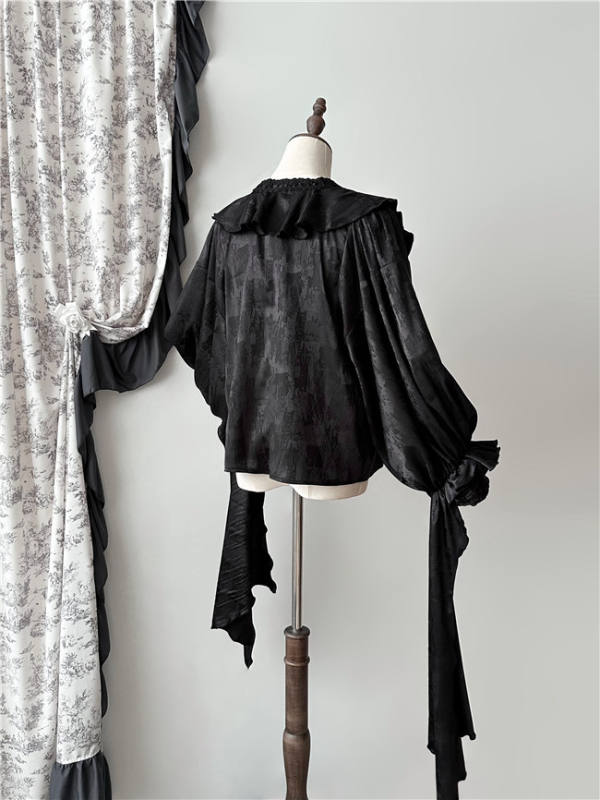 The Muppet Oracle Vintage Bat Sleeves Lolita Blouse