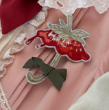 Sweet Strawberry Print Lolita Dress, Blouse and Accessories