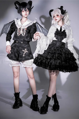 Castle Too Cross Crotch Ouji Lolita Set