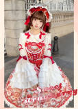 Sweet Strawberry Garden Detachable Bowknots Lolita Blouse