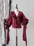 The Muppet Oracle Vintage Bat Sleeves Lolita Blouse