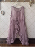 Sweet Dreamer A Summer of Blue Snowflakes Mesh Overdress