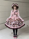 Nnstar Royal Chocolate Sweet Lolita Dress, Headbow and Badge
