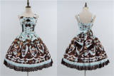 Nnstar Royal Chocolate Sweet Lolita Dress, Headbow and Badge