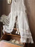 Sweet Dreamer A Summer of Blue Snowflakes Mesh Overdress