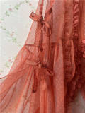 Sweet Dreamer A Summer of Blue Snowflakes Mesh Overdress