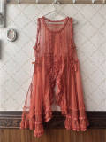 Sweet Dreamer A Summer of Blue Snowflakes Mesh Overdress