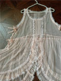 Sweet Dreamer A Summer of Blue Snowflakes Mesh Overdress