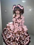 Nnstar Royal Chocolate Sweet Lolita Dress, Headbow and Badge
