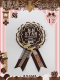Nnstar Royal Chocolate Sweet Lolita Dress, Headbow and Badge