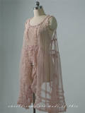 Sweet Dreamer A Summer of Blue Snowflakes Mesh Overdress